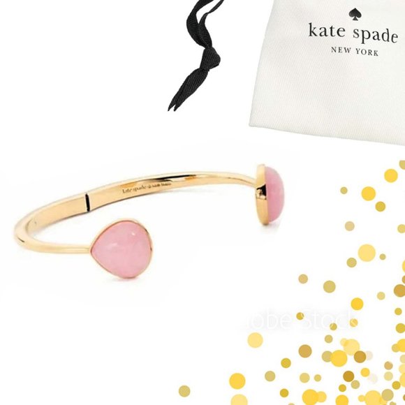 kate spade Pink Pearl Hinged Cuff Bracelet - Picture 1 of 10